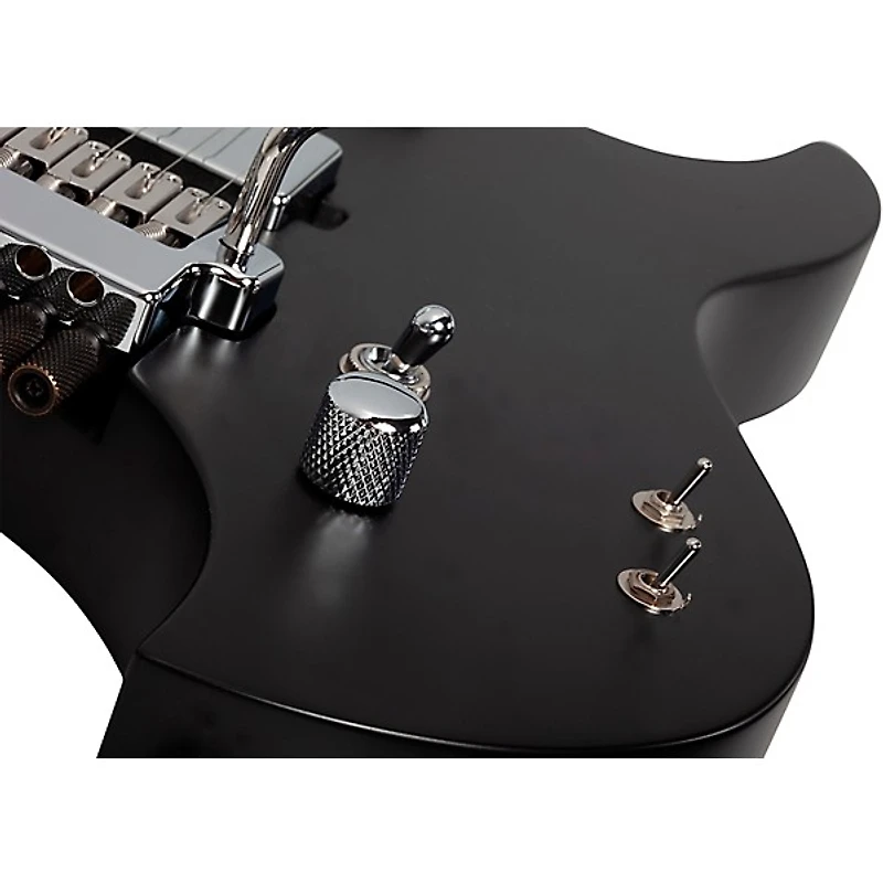 Schecter Guitar Research Synyster Gates Custom-6 TR-S Headless Electric Guitar Satin Black