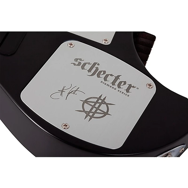 Schecter Guitar Research Synyster Gates Custom-6 TR-S Headless Electric Guitar Satin Black