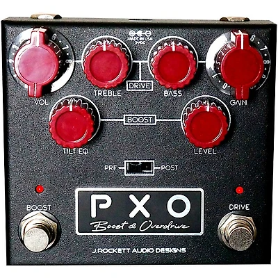 J.Rockett Audio Designs PXO Phil X Signature Overdrive Effects Pedal Black