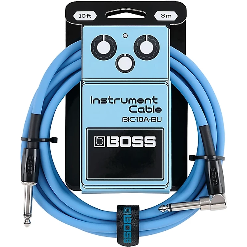 BOSS BIC-10 Straight to Angled Instrument Cable -