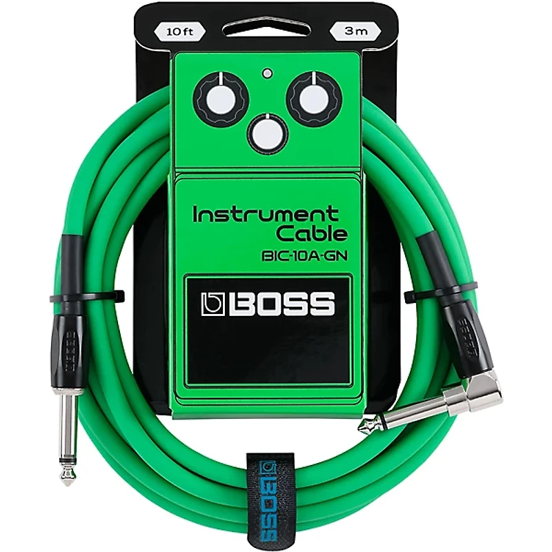 BOSS BIC-10 Straight to Angled Instrument Cable -