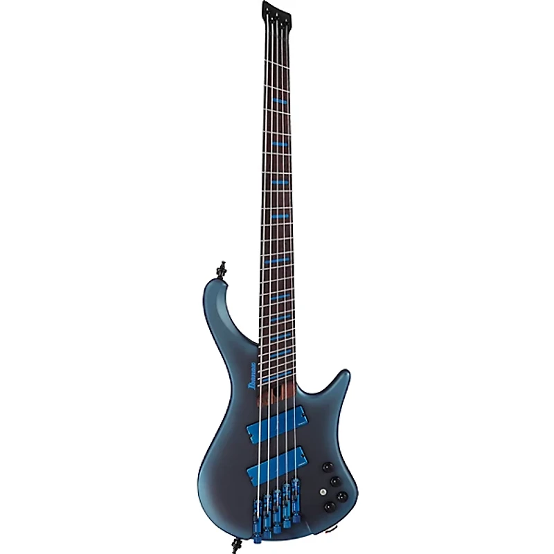 Ibanez EHB5MSBSP 5-String Multi-Scale Ergonomic Headless Bass Guitar Midnight Arctic Ocean Matte
