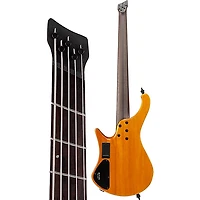Ibanez EHB1135MS 5-String Multi-Scale Ergonomic Headless Bass Guitar Silver Wave Black Low Gloss