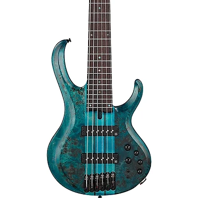 Ibanez BTB946 6-String Electric Bass Guitar Cosmic Blue Low Gloss