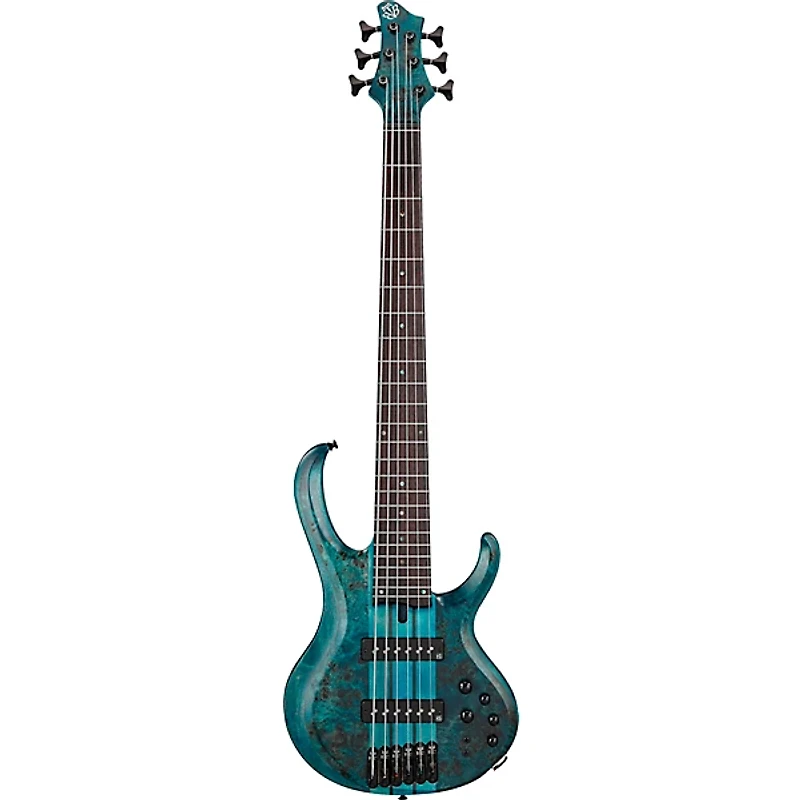 Ibanez BTB946 6-String Electric Bass Guitar Cosmic Blue Low Gloss