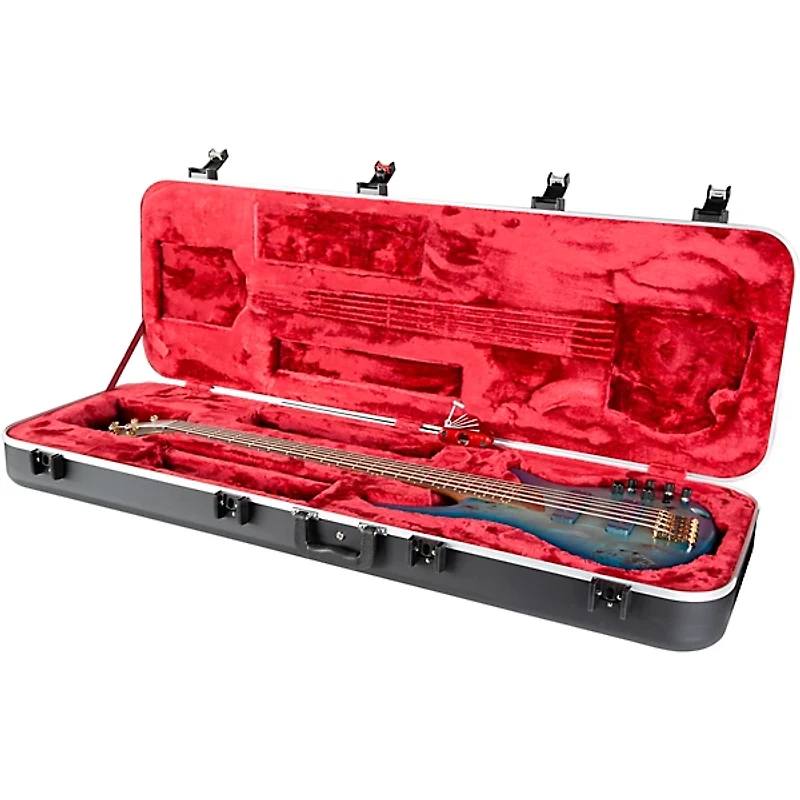 Ibanez Prestige SR6605 5-String Electric Bass Guitar Ghost Fleet Blue Burst