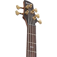 Ibanez Prestige SR6605 5-String Electric Bass Guitar Ghost Fleet Blue Burst