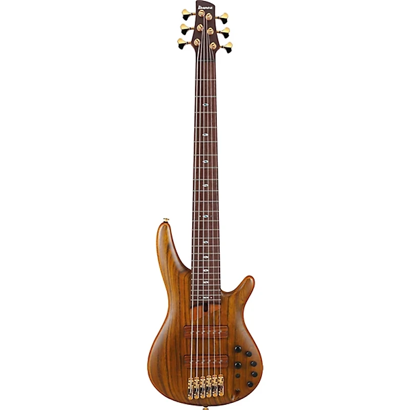 Ibanez Prestige SR5506 6-String Electric Bass Guitar - Mocha Flat