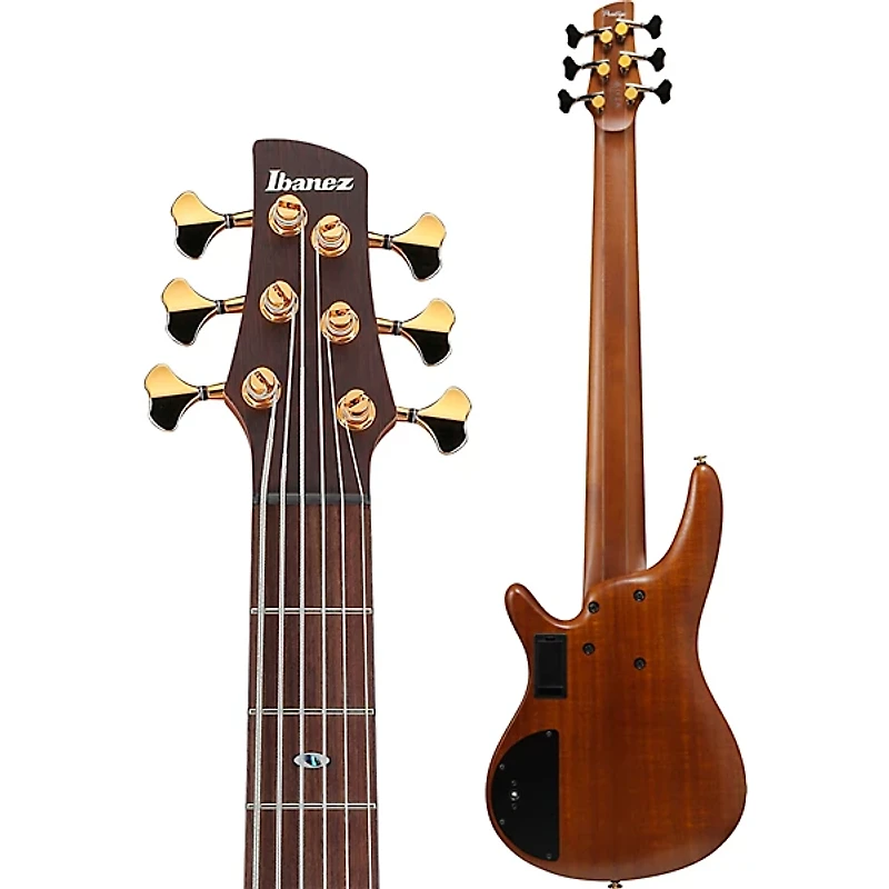 Ibanez Prestige SR5506 6-String Electric Bass Guitar - Mocha Flat