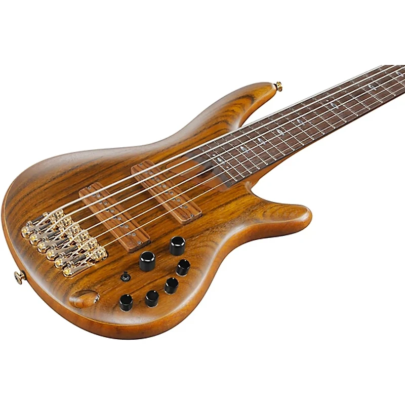 Ibanez Prestige SR5506 6-String Electric Bass Guitar - Mocha Flat