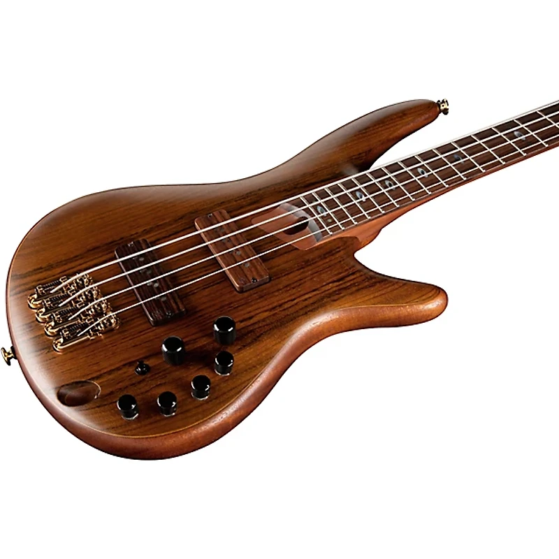 Ibanez Prestige SR5500 4-String Electric Bass Guitar Mocha Flat