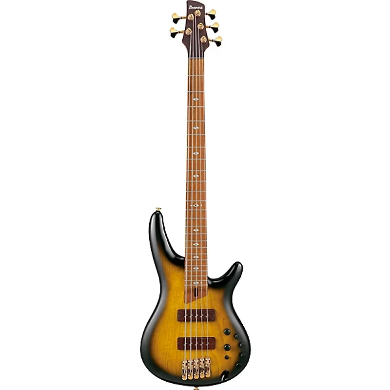 Ibanez Prestige SR4505 5-String Electric Bass Guitar Desert Sunset Burst
