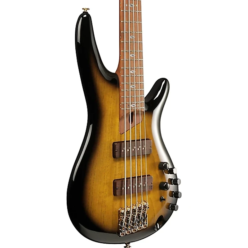 Ibanez Prestige SR4505 5-String Electric Bass Guitar Desert Sunset Burst