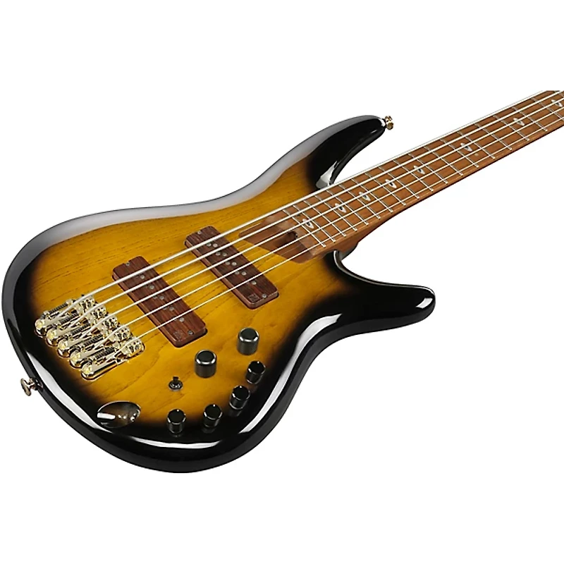 Ibanez Prestige SR4505 5-String Electric Bass Guitar Desert Sunset Burst