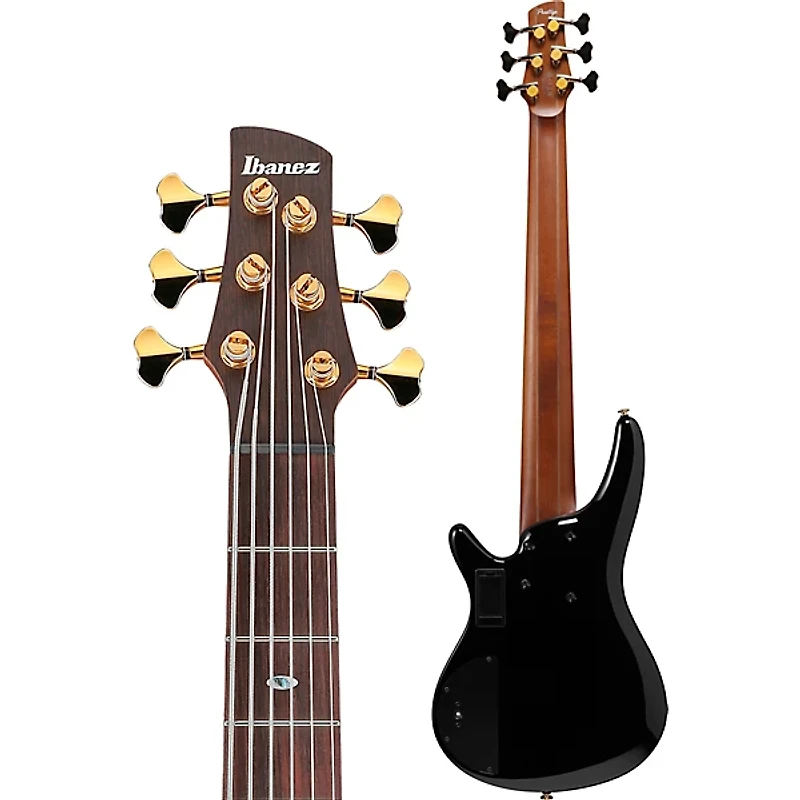 Ibanez Prestige SR3506 6-String Electric Bass Guitar Black