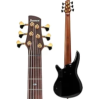 Ibanez Prestige SR3506 6-String Electric Bass Guitar Black