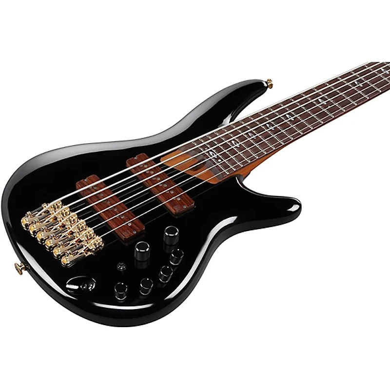 Ibanez Prestige SR3506 6-String Electric Bass Guitar Black