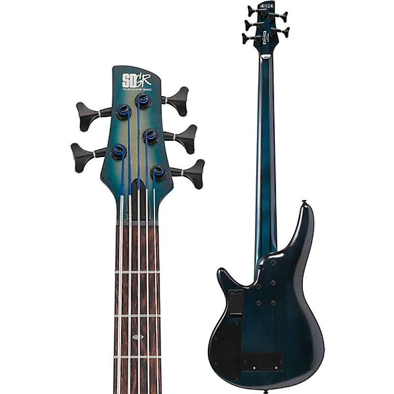 Ibanez SRD905 5-String Electric Bass Guitar Cosmic Blue Starburst Low Gloss