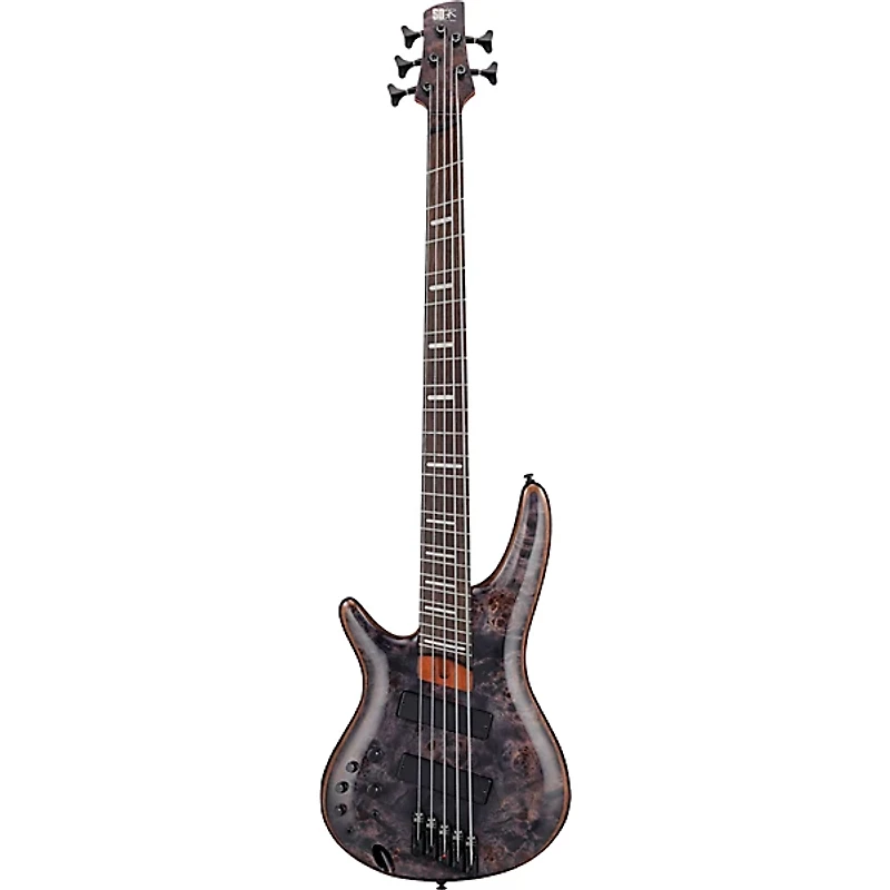Ibanez Left-Handed SRMS805L 5-String Multi-Scale Electric Bass Guitar Deep Twilight