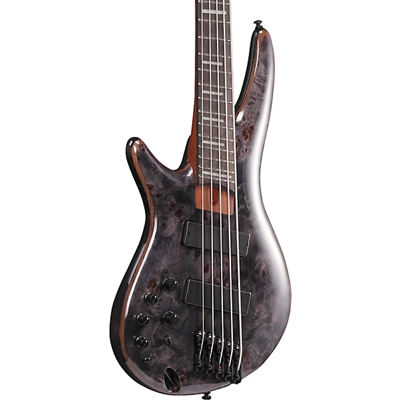 Ibanez Left-Handed SRMS805L 5-String Multi-Scale Electric Bass Guitar Deep Twilight