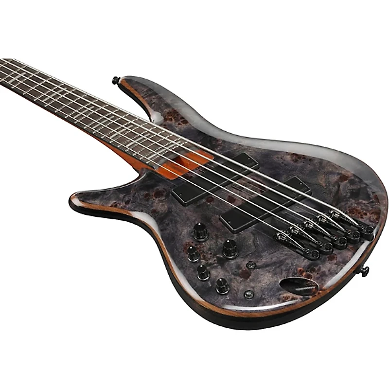 Ibanez Left-Handed SRMS805L 5-String Multi-Scale Electric Bass Guitar Deep Twilight