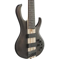Ibanez BTB606 6-String Electric Bass Guitar Transparent Gray Flat