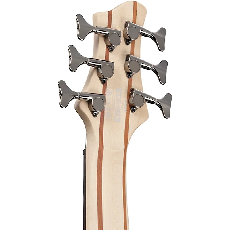 Ibanez BTB606 6-String Electric Bass Guitar Transparent Gray Flat