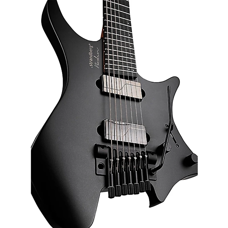strandberg Boden Metal NX 6 Tremolo Electric Guitar Black Granite