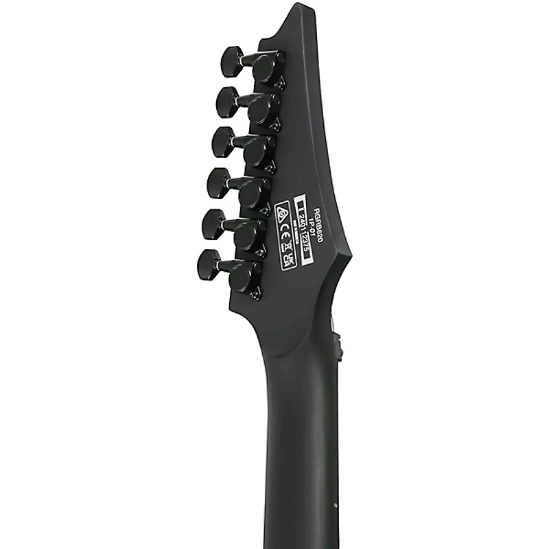 Ibanez Iron Label RGRB620 6-String Electric Guitar Black Flat