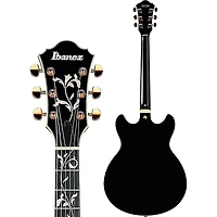 Ibanez AS93SP Artcore Expressionist 6-String Electric Guitar Black