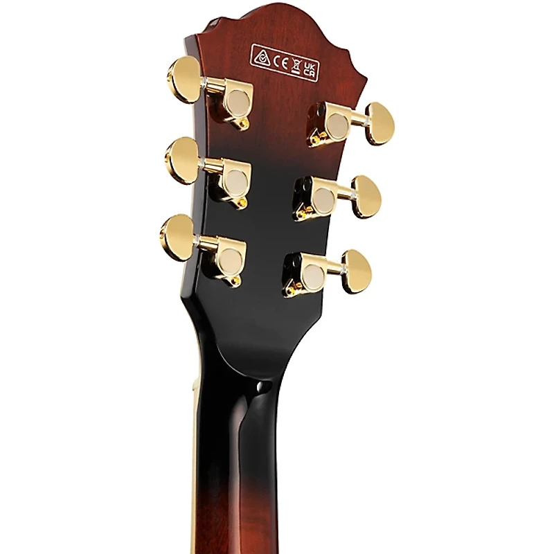 Ibanez Artcore Expressionist AS93QMSP Semi-Hollowbody Electric Guitar Dark Brown Sunburst