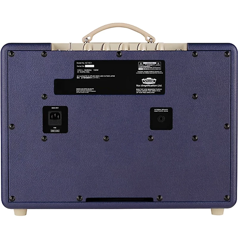 VOX AC10 Custom 10W 1x10 Limited-Edition Tube Guitar Combo Amp Blue/Cream