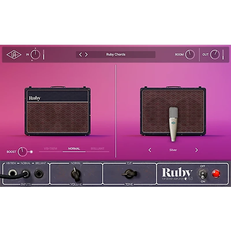 Universal Audio UAD Ruby '63 Top Boost Amp Plug-in