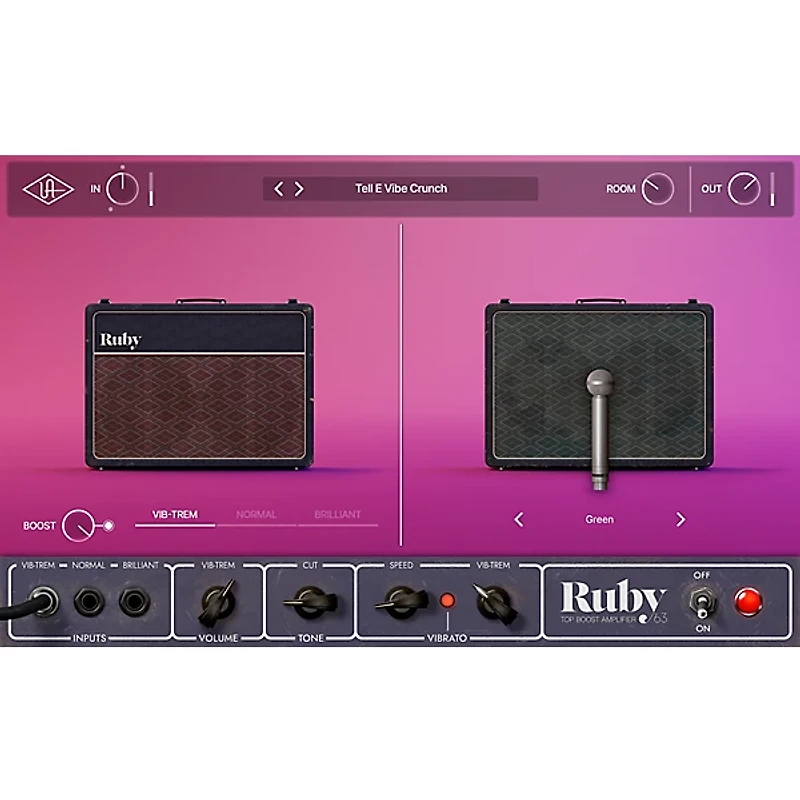 Universal Audio UAD Ruby '63 Top Boost Amp Plug-in