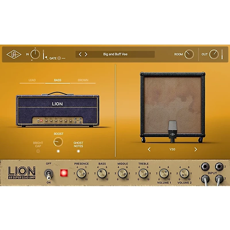 Universal Audio UAD Lion '68 Super Lead Amp Plug-in