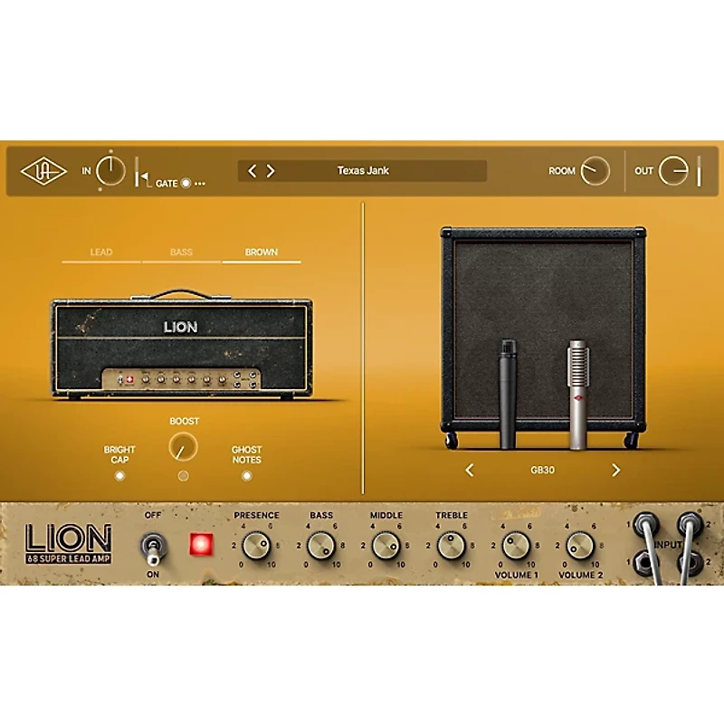 Universal Audio UAD Lion '68 Super Lead Amp Plug-in