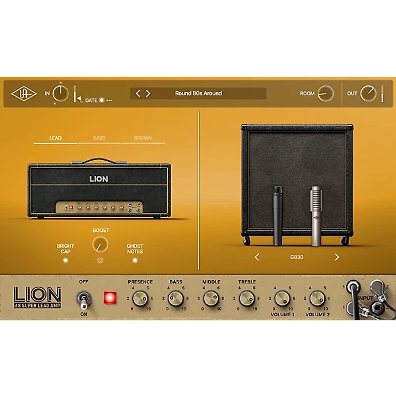 Universal Audio UAD Lion '68 Super Lead Amp Plug-in