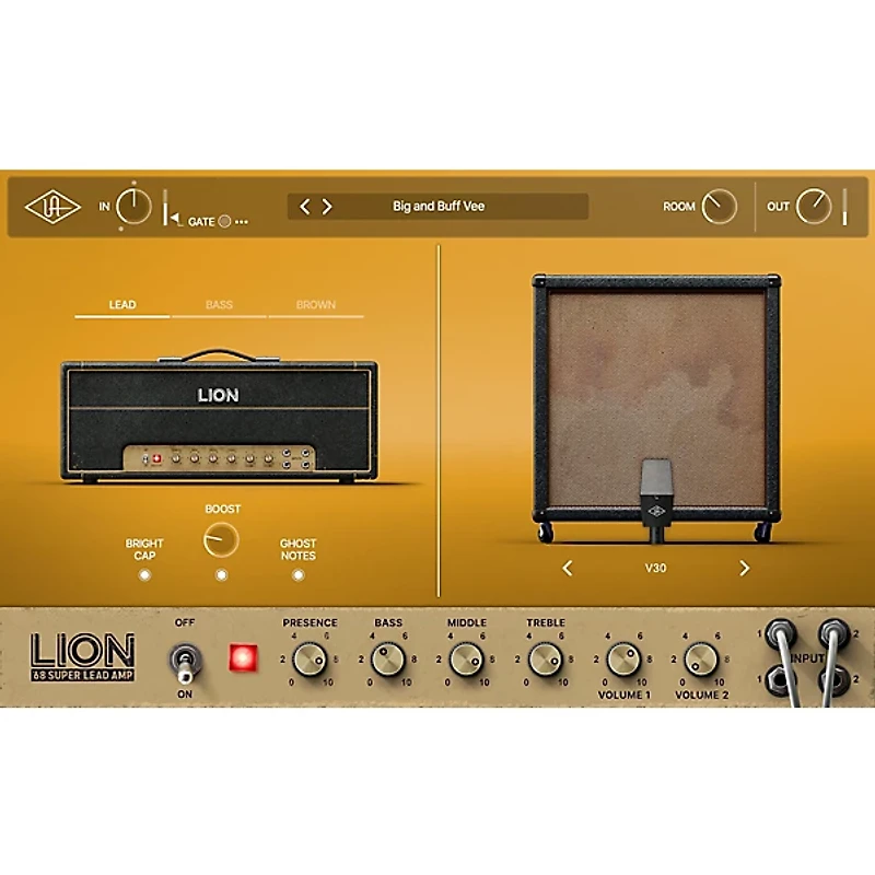 Universal Audio UAD Lion '68 Super Lead Amp Plug-in
