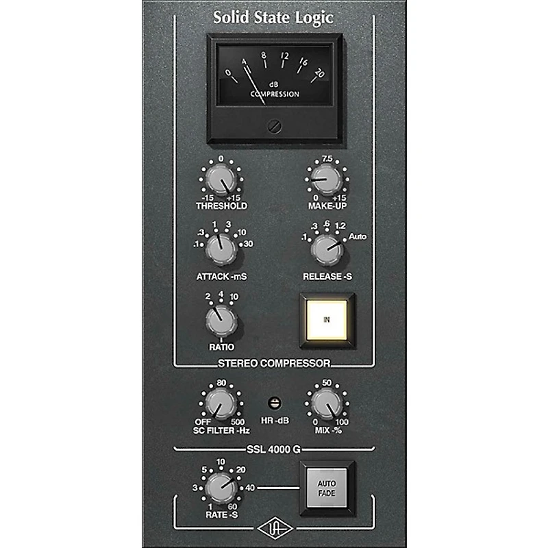 Universal Audio SSL 4000 G Bus Compressor Plug-in (Software Download)