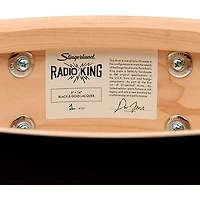 Slingerland Limited-Edition Radio King Specialty Lacquer Maple Snare Drum 14 x 5 in. Black & Gold Lacquer