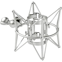 Universal Audio Replacement silver shockmount with locking clasps for UA Bock 251 microphone