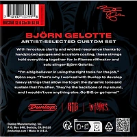 Dunlop Bjorn Gelotte Artist-Selected Custom Nickel Electric Guitar Strings 12 - 68