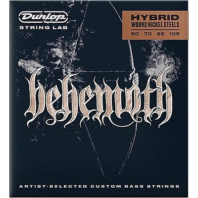 Dunlop Behemoth Hybrid Wound Nickel Bass Strings 50 - 105