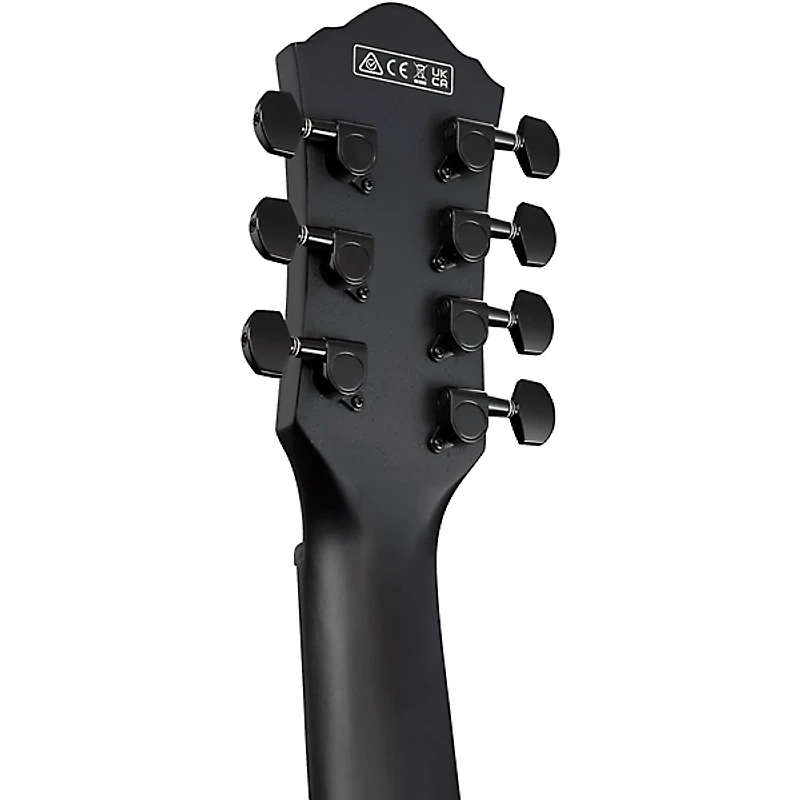 Ibanez AEG721 7-String Grand Concert Acoustic-Electric Guitar Blackout Flat