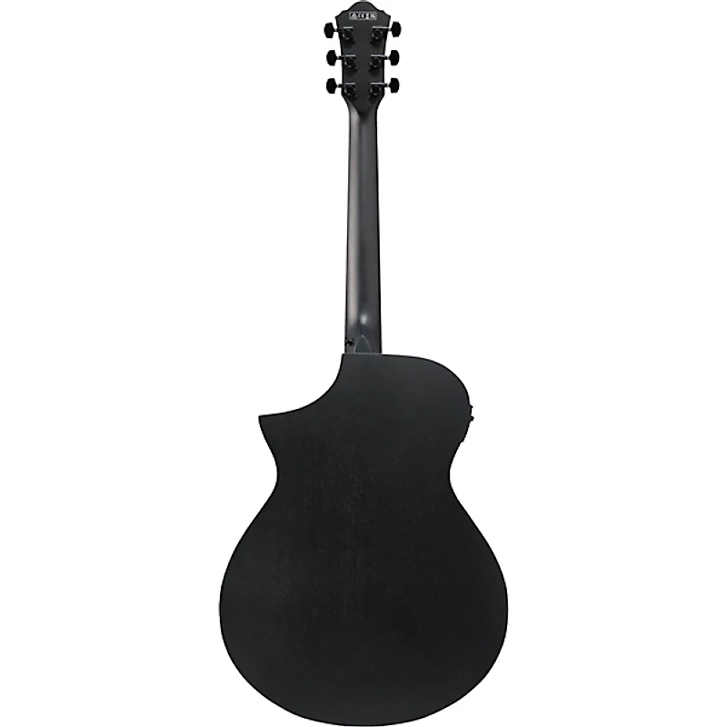 Ibanez AEWC621 Auditorium Acoustic-Electric Guitar Blackout Flat