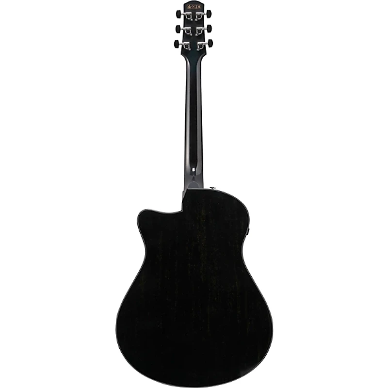 Ibanez AAM340CE Advanced Auditorium Acoustic-Electric Guitar Rustic Black