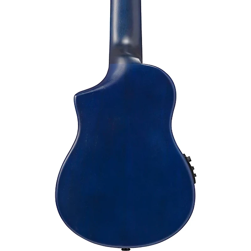 Ibanez AUP10NFMNE Nylon-String Piccolo Acoustic-Electric Guitar Transparent Blue Burst