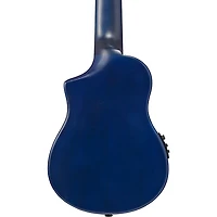 Ibanez AUP10NFMNE Nylon-String Piccolo Acoustic-Electric Guitar Transparent Blue Burst