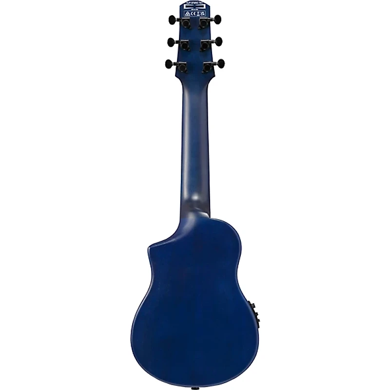 Ibanez AUP10NFMNE Nylon-String Piccolo Acoustic-Electric Guitar Transparent Blue Burst