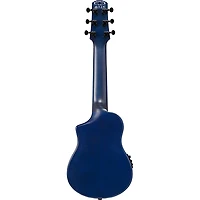 Ibanez AUP10NFMNE Nylon-String Piccolo Acoustic-Electric Guitar Transparent Blue Burst